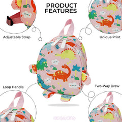 Kindergarten Cute Cartoon Kids School Bag for Boys and Girls (Pink)