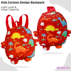 Kindergarten Cute Cartoon Kids School Bag for Boys and Girls (Red)