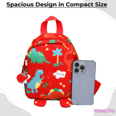 Kindergarten Cute Cartoon Kids School Bag for Boys and Girls (Red)