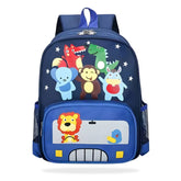 Kindergarten Cute Cartoon Kids School Bag for Boys and Girls (Blue)