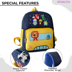 Kindergarten Cute Cartoon Kids School Bag for Boys and Girls (Yellow)