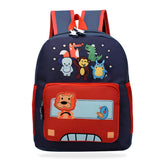 Kindergarten Cute Cartoon Kids School Bag for Boys and Girls (Red)