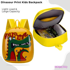 Kindergarten Cute Cartoon Kids School Bag for Boys and Girls (Mustard)