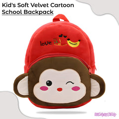 Kindergarten Cute Cartoon Kids School Bag for Boys and Girls (Red)
