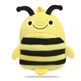 Kindergarten Cute Cartoon Kids School Bag for Boys and Girls (Fabric Bee Yellow)