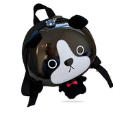 Kindergarten Cute Cartoon Kids School Bag for Boys and Girls (Black)