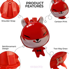 Kindergarten Cute Cartoon Kids School Bag for Boys and Girls (Red)