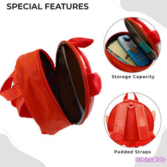 Kindergarten Cute Cartoon Kids School Bag for Boys and Girls (Red)