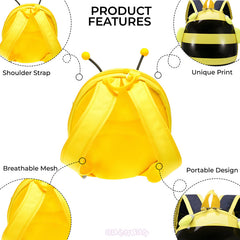 Kindergarten Cute Cartoon Kids School Bag for Boys and Girls (Yellow)