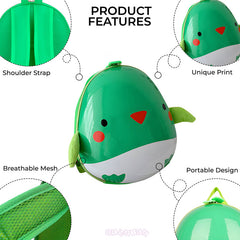 Kindergarten Cute Cartoon Kids School Bag for Boys and Girls (Green)