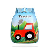 Kindergarten Cute Cartoon Kids School Bag for Boys and Girls (Car Print - 3D)