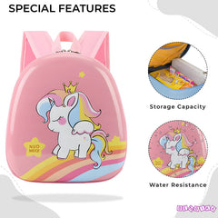 Kindergarten Cute Cartoon Kids School Bag for Boys and Girls (Light Pink)