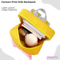 Kindergarten Cute Cartoon Kids School Bag for Boys and Girls (Yellow)