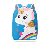 Kindergarten Cute Cartoon Kids School Bag for Boys and Girls (Blue)