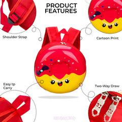 Kindergarten Cute Cartoon Kids School Bag for Boys and Girls (Red)