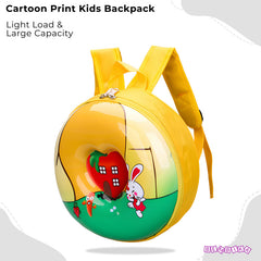 Kindergarten Cute Cartoon Kids School Bag for Boys and Girls (Yellow)