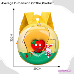 Kindergarten Cute Cartoon Kids School Bag for Boys and Girls (Yellow)