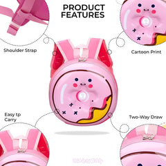 Kindergarten Cute Cartoon Kids School Bag for Boys and Girls (Pink)