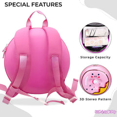 Kindergarten Cute Cartoon Kids School Bag for Boys and Girls (Pink)