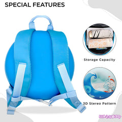 Kindergarten Cute Cartoon Kids School Bag for Boys and Girls (Blue)