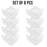 Baby Safety Corner Guards Furniture Edges (PVC L Square Shaped 8 Pcs)