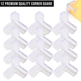 Baby Safety Corner Guards Furniture Edges (T Shaped 12 Pcs)