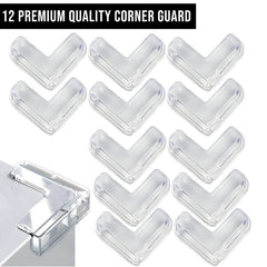Baby Safety Corner Guards Furniture Edges (L Shaped 12 Pcs)