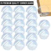 Baby Safety Corner Guards Furniture Edges (Sphere Shaped S size 20 Pcs)