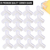 Baby Safety Corner Guards Furniture Edges (T Shaped 20 Pcs)