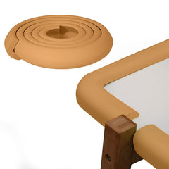 Baby Safety Edge & Corner Guards Furniture Edges (L-Shape) (Caramel)