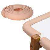 Baby Safety Edge Guards Furniture Edges (Foam L Shape|Peach)
