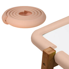Baby Safety Edge Guards Furniture Edges (Foam L Shape|Peach)