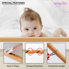 Baby Safety Edge & Corner Guards Furniture Edges (L-Shape) (Sky Blue)