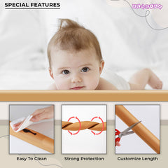 Baby Safety Edge & Corner Guards Furniture Edges (L-Shape) (Yellow)