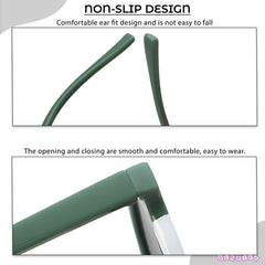 Kids Sunglasses Stylish and Compact Kids Eyewear for Summer (Green)