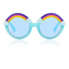 Kids Sunglasses Stylish and Compact Kids Eyewear for Summer (Blue)