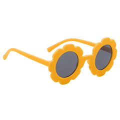Kids Sunglasses Stylish and Compact Kids Eyewear for Summer (Yellow)