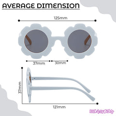 Kids Sunglasses Stylish and Compact Kids Eyewear for Summer (Sky)