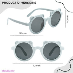 Kids Sunglasses Stylish and Compact Kids Eyewear for Summer (Sky)