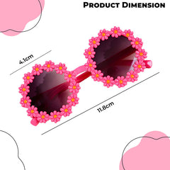 Kids Sunglasses Stylish and Compact Kids Eyewear for Summer (Pink)