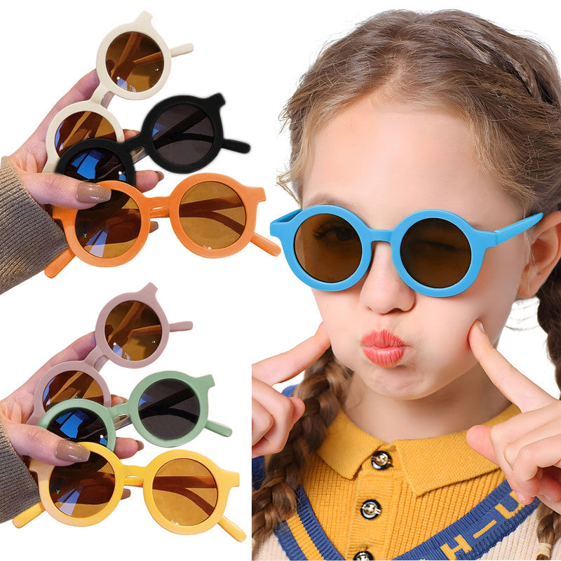 Kids Sunglasses Stylish and Compact Kids Eyewear for Summer (Sky Blue)