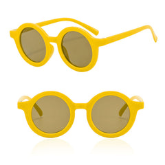 Kids Sunglasses Stylish and Compact Kids Eyewear for Summer (Yellow)