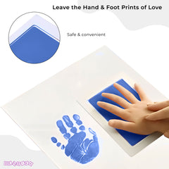 Safe and Non Toxic Ink Pad for Baby Foot Prints and Handprints (Light Blue)