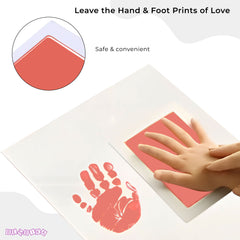 Safe and Non Toxic Ink Pad for Baby Foot Prints and Handprints (Pink)