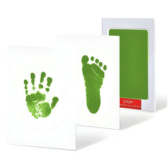 Safe and Non Toxic Ink Pad for Baby Foot Prints and Handprints (Light Green)