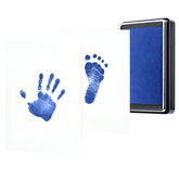 Safe and Non Toxic Ink Pad for Baby Foot Prints and Handprints (Blue)