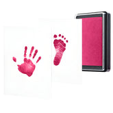 Safe and Non Toxic Ink Pad for Baby Foot Prints and Handprints (Pink)