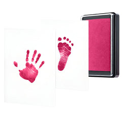 Safe and Non Toxic Ink Pad for Baby Foot Prints and Handprints (Pink)