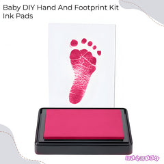 Safe and Non Toxic Ink Pad for Baby Foot Prints and Handprints (Pink)