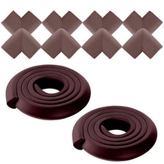 Baby Safety Edge & Corner Guards Furniture Edges (8 Pcs Corner Guards 2 Pcs Edge Guards)